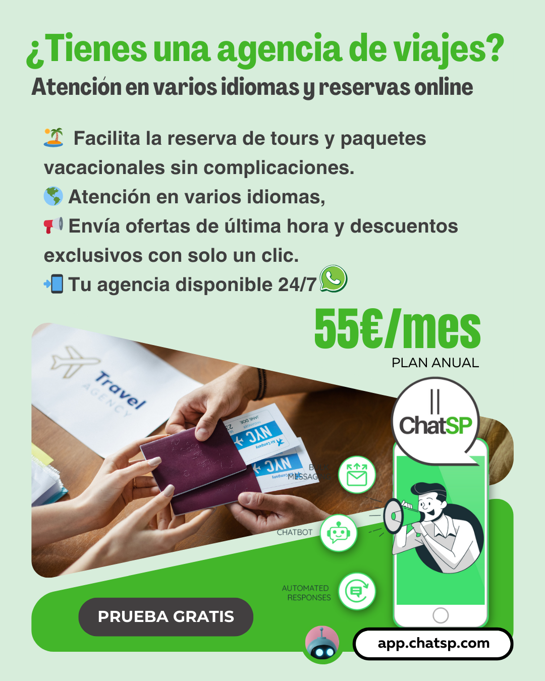 Asistentes de IA en WhatsApp para Agencias de Viajes
